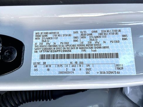 Certified 2023 Ford F150 XLT w/ Equipment Group 302A High image 33