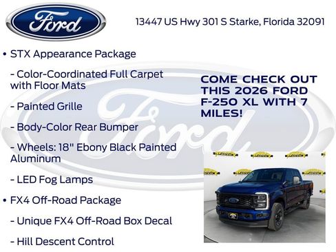 New 2026 Ford F250 XL w/ STX Appearance Package image 15