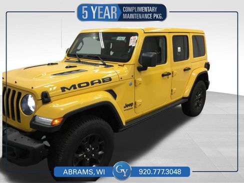 Used 2019 Jeep Wrangler Unlimited Sahara w/ Quick Order Package 24M Moab AWD/4WD image 1