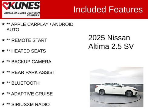 Used 2025 Nissan Altima 2.5 SV FWD image 2