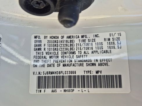 Used 2015 Honda CR-V LX image 26