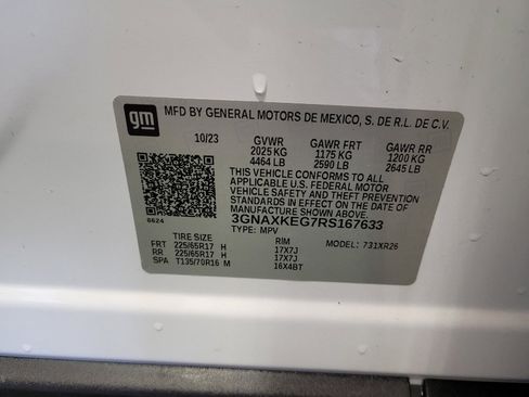 Used 2024 Chevrolet Equinox LT w/ LPO, Floor Liner Package FWD image 33