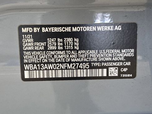 Certified 2022 BMW M440i xDrive Gran Coupe w/ Premium Package image 34