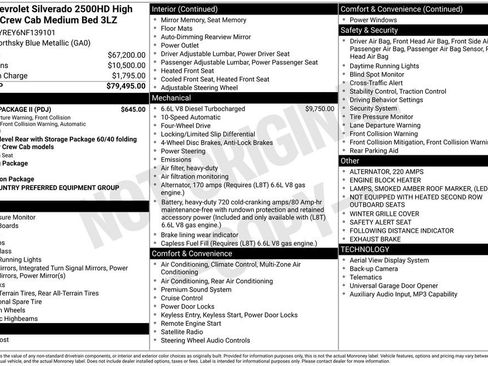 Used 2022 Chevrolet Silverado 2500 High Country w/ Safety Package II AWD/4WD image 28