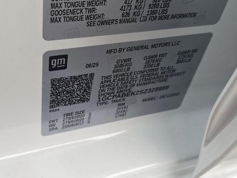 New 2025 Chevrolet Silverado 1500 Custom w/ Turbomax Blackout Package image 19