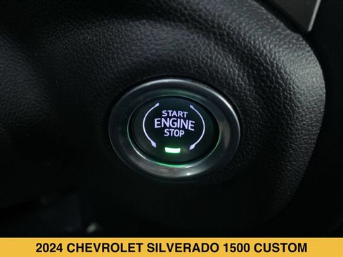 Certified 2024 Chevrolet Silverado 1500 Custom w/ Turbomax Blackout Package AWD/4WD image 8