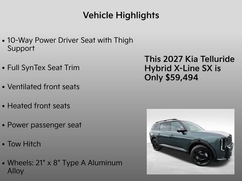 New 2027 Kia Telluride SX X-Line AWD/4WD image 37