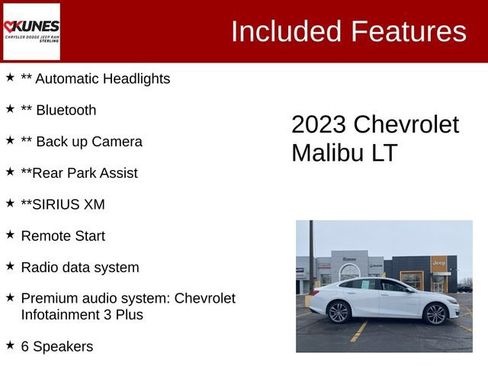 Used 2023 Chevrolet Malibu LT w/ Driver Confidence Package image 3