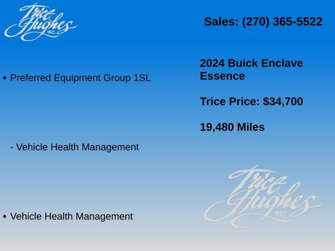 Used 2024 Buick Enclave Essence w/ Trailering Package, 5000 lbs. FWD image 7
