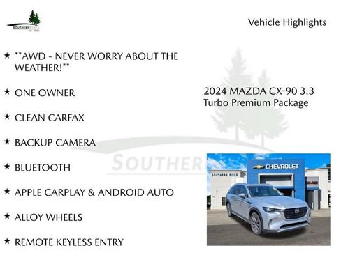 Used 2024 MAZDA CX-90 3.3 Turbo w/ Premium Package AWD/4WD image 8