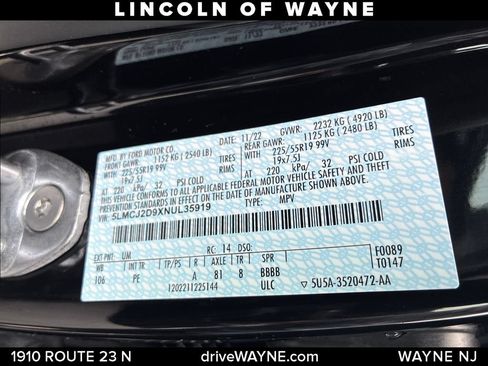 Used 2022 Lincoln Corsair Reserve w/ Equipment Group 201A AWD/4WD image 30