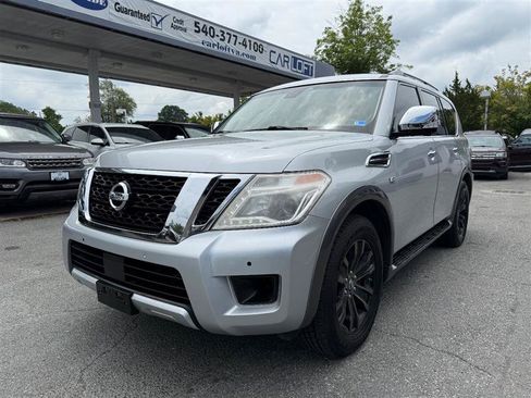 Used 2017 Nissan Armada Platinum w/ Captain Seat Package RWD image 1