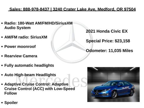 Used 2021 Honda Civic EX image 5