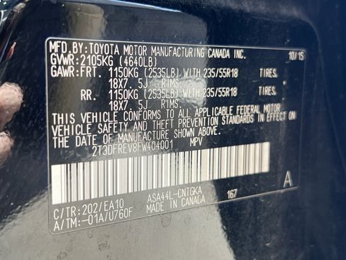 Used 2015 Toyota RAV4 Limited AWD/4WD image 30