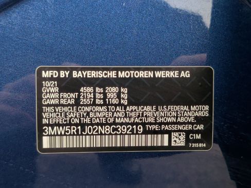 Used 2022 BMW 330i Sedan w/ Driving Assistance Package image 36