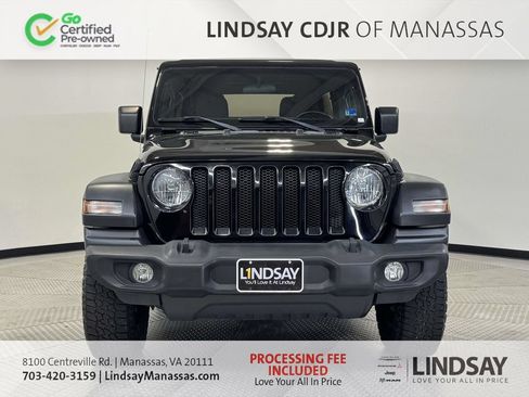 Certified 2018 Jeep Wrangler Unlimited Sport S AWD/4WD image 3