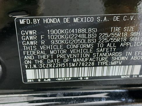 Used 2025 Honda HR-V Sport image 12