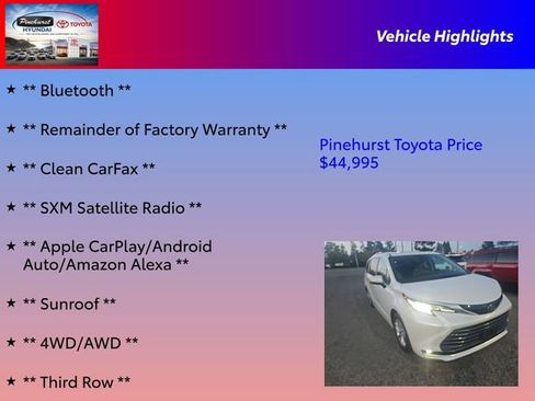 Used 2023 Toyota Sienna Limited AWD/4WD image 16