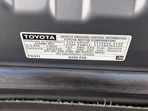 Certified 2026 Toyota Camry XLE FWD image 23