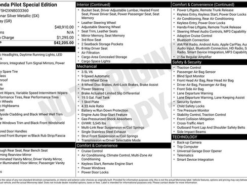 Used 2022 Honda Pilot Special Edition image 1