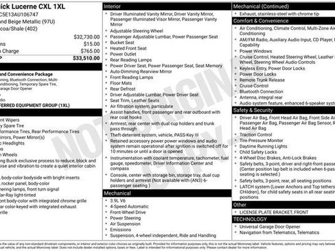 Used 2010 Buick Lucerne CXL image 25