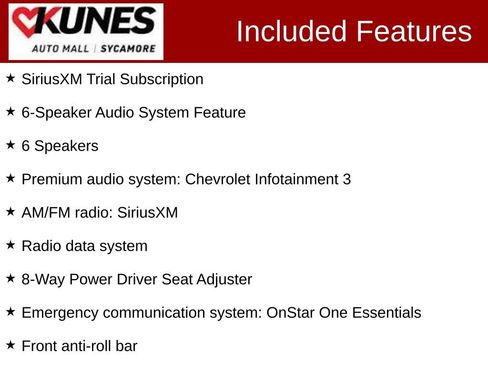 Used 2025 Chevrolet Trax RS w/ Sunroof Package FWD image 2