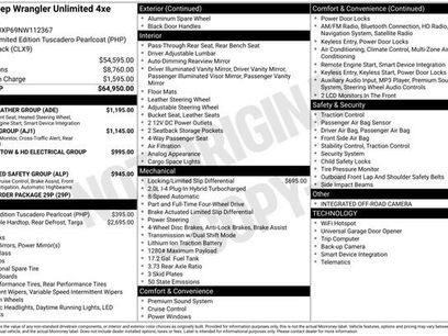 Used 2022 Jeep Wrangler Unlimited Sahara w/ Cold Weather Group