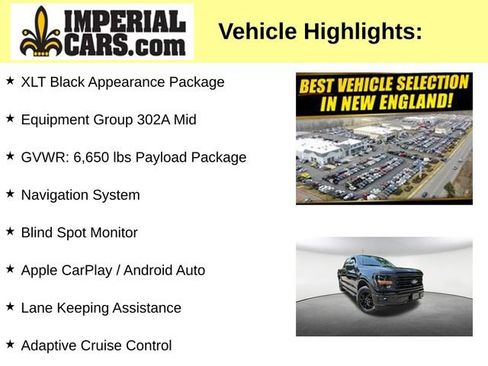 Used 2024 Ford F150 XLT w/ Equipment Group 302A MID AWD/4WD image 8
