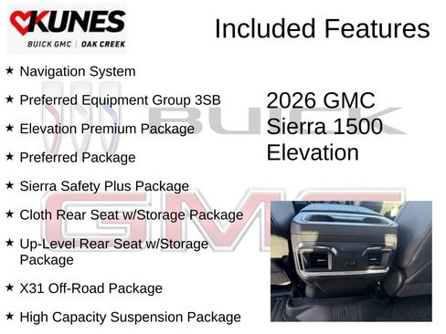 New 2026 GMC Sierra 1500 Elevation w/ Elevation Premium Package image 2