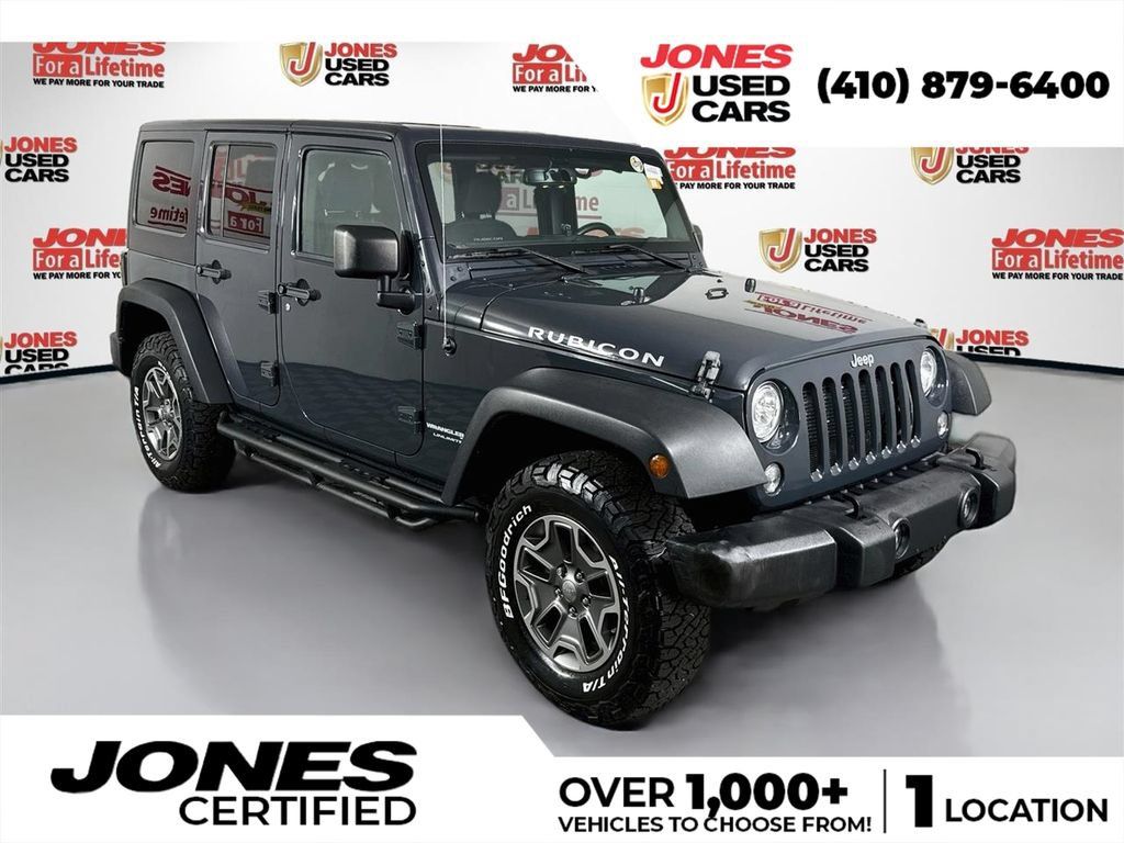 Used 2018 Jeep Wrangler Unlimited Rubicon w/ Connectivity Group AWD/4WD image 1