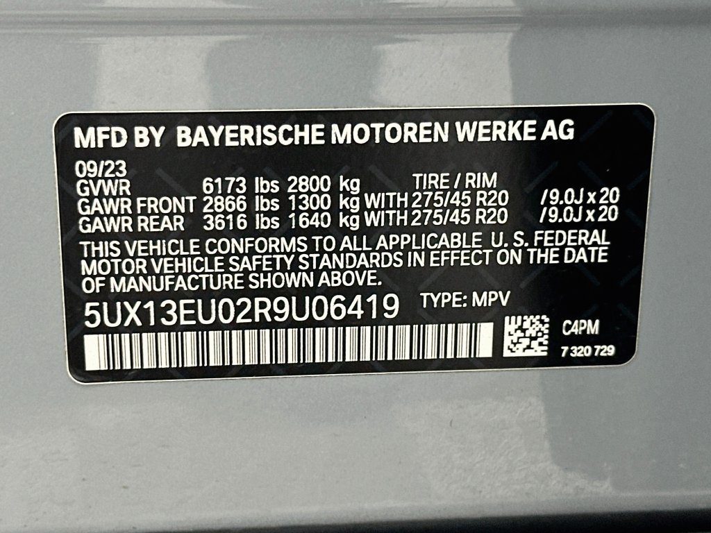 Certified 2024 BMW X5 sDrive40i w/ M Sport Package RWD image 33