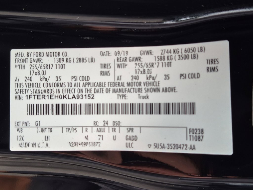 Used 2019 Ford Ranger XLT w/ Equipment Group 301A Mid RWD image 30
