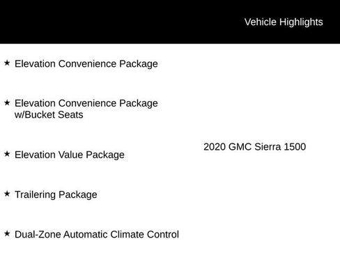 Used 2020 GMC Sierra 1500 Elevation w/ Elevation Value Package AWD/4WD image 12
