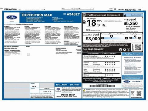 Used 2024 Ford Expedition Max Limited image 2