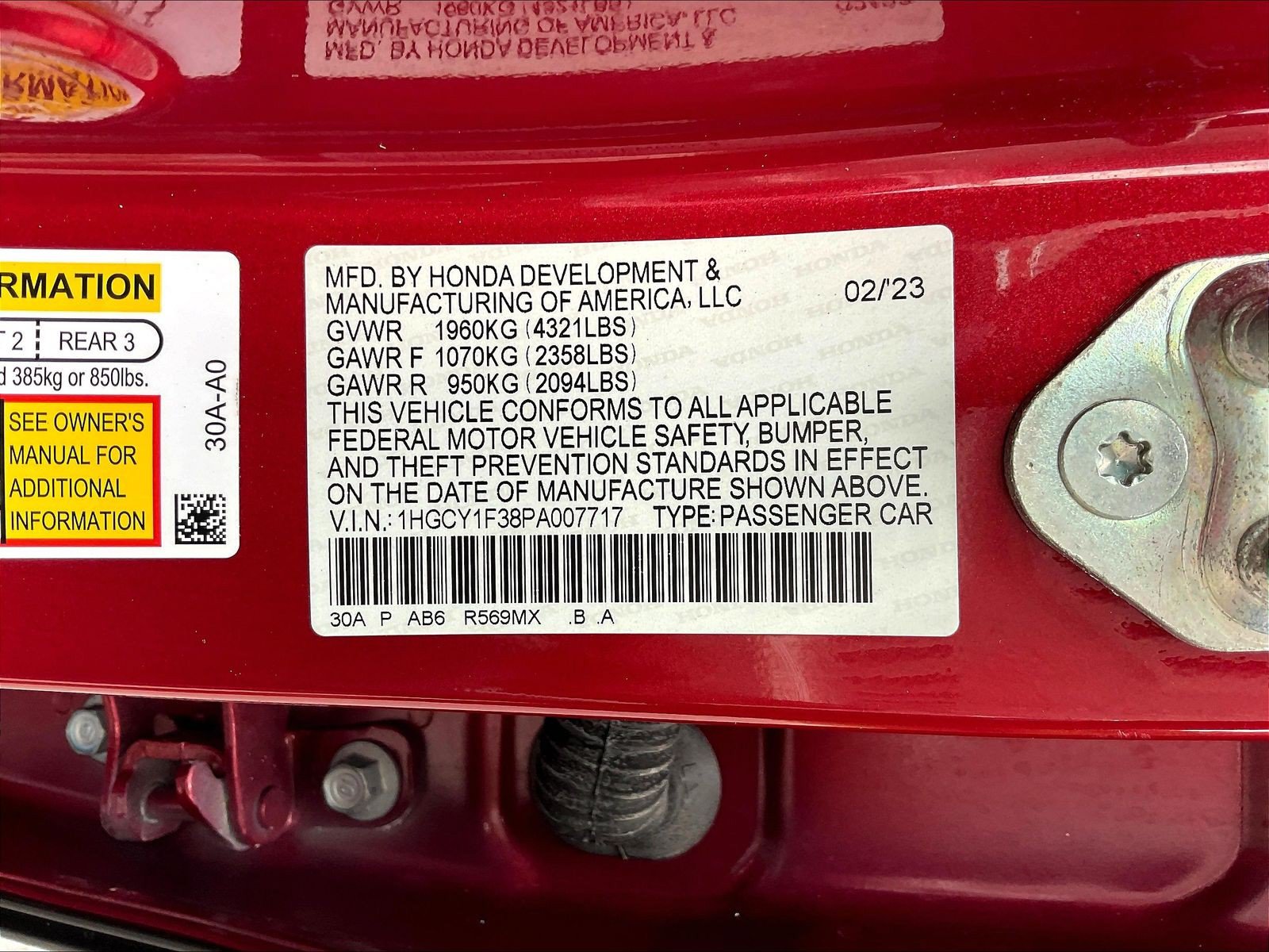 Used 2023 Honda Accord EX image 19