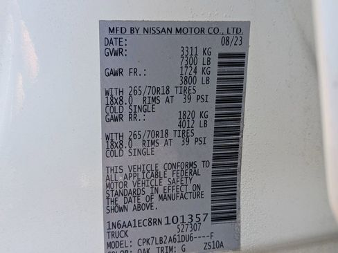 Used 2024 Nissan Titan SV image 34