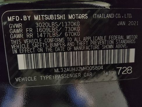 Used 2021 Mitsubishi Mirage ES image 33