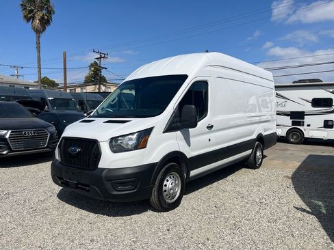 Used 2023 Ford Transit 350 148 High Roof Extended w/ Fleet Safety Package RWD image 1
