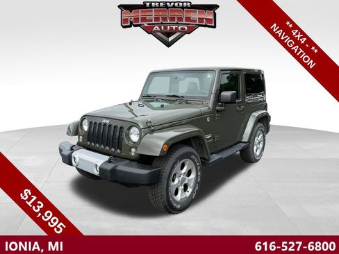 Used 2015 Jeep Wrangler Sahara w/ Dual Top Group AWD/4WD image 1
