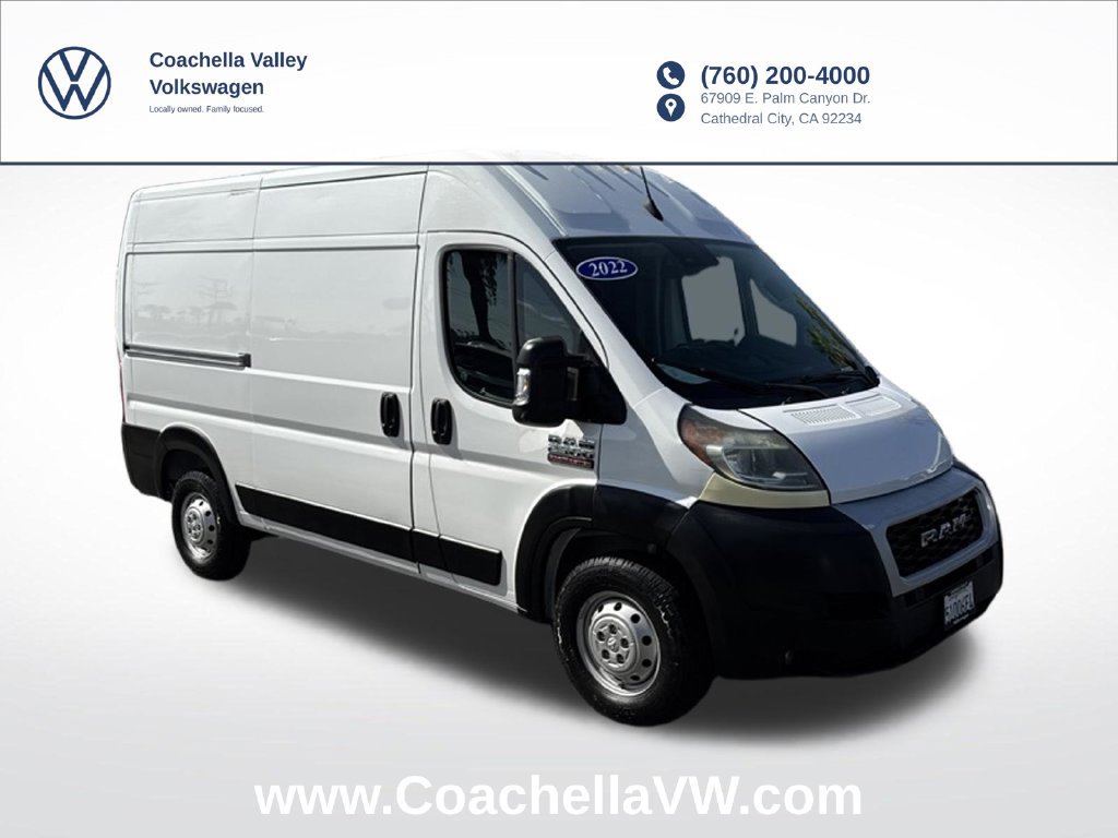Used 2022 RAM ProMaster 2500 w/ Driver Convenience Group FWD 360° Tour