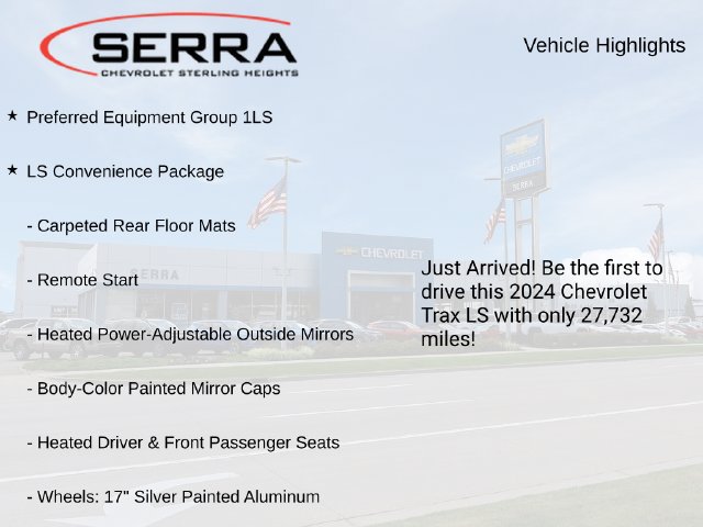 Used 2024 Chevrolet Trax LS w/ LS Convenience Package FWD image 3