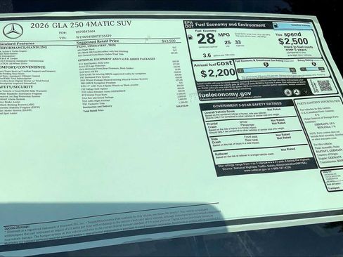 New 2026 Mercedes-Benz GLA 250 4MATIC image 26