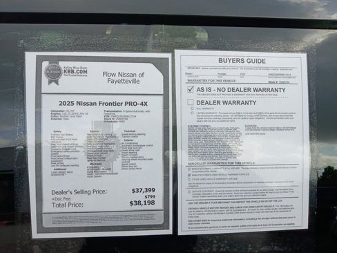 Used 2025 Nissan Frontier PRO-4X w/ Pro Convenience Package AWD/4WD image 33