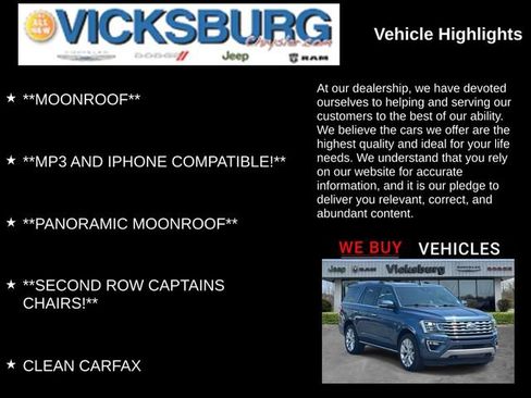 Used 2019 Ford Expedition Limited w/ Equipment Group 302A AWD/4WD image 18