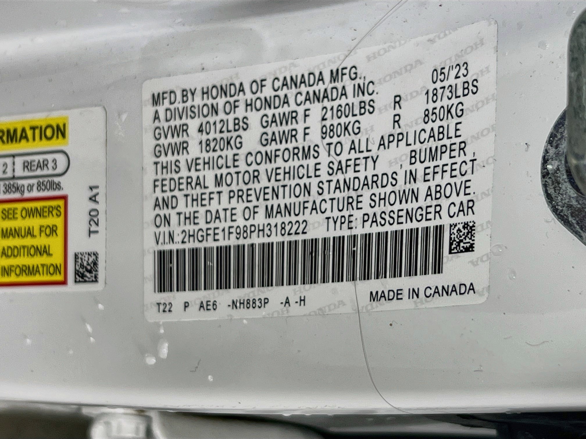 Used 2023 Honda Civic Touring image 32
