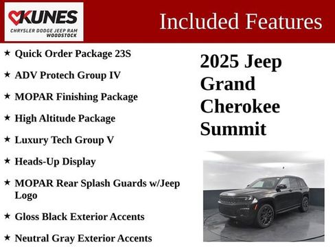 New 2025 Jeep Grand Cherokee Summit image 3