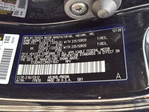 Used 2021 Toyota Sienna XSE w/ XSE Plus Package FWD image 46