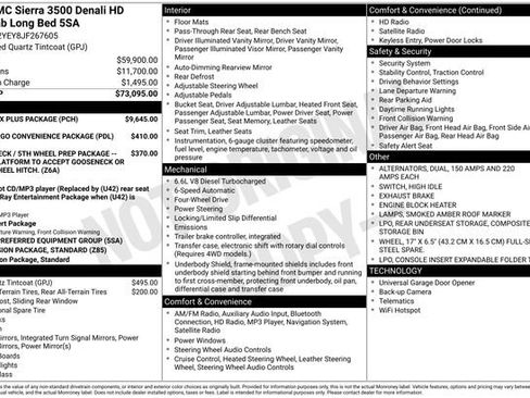 Used 2018 GMC Sierra 3500 Denali w/ Duramax Plus Package image 37