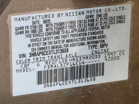 Certified 2026 Nissan Kicks SV FWD image 23