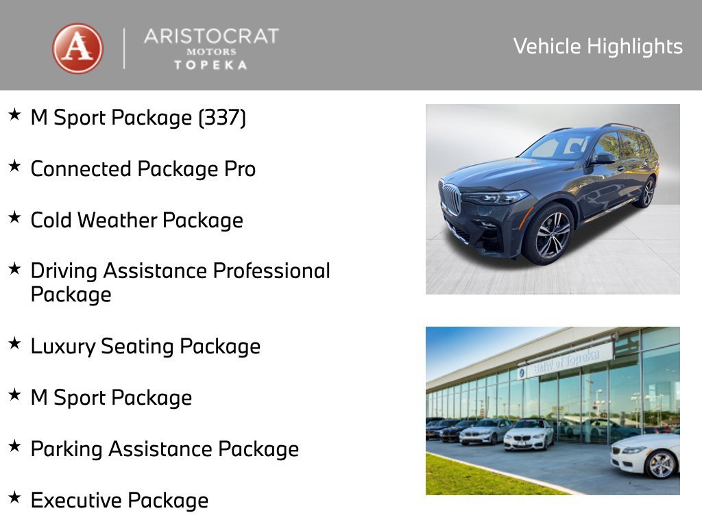 Used 2022 BMW X7 xDrive40i w/ M Sport Package AWD/4WD image 2